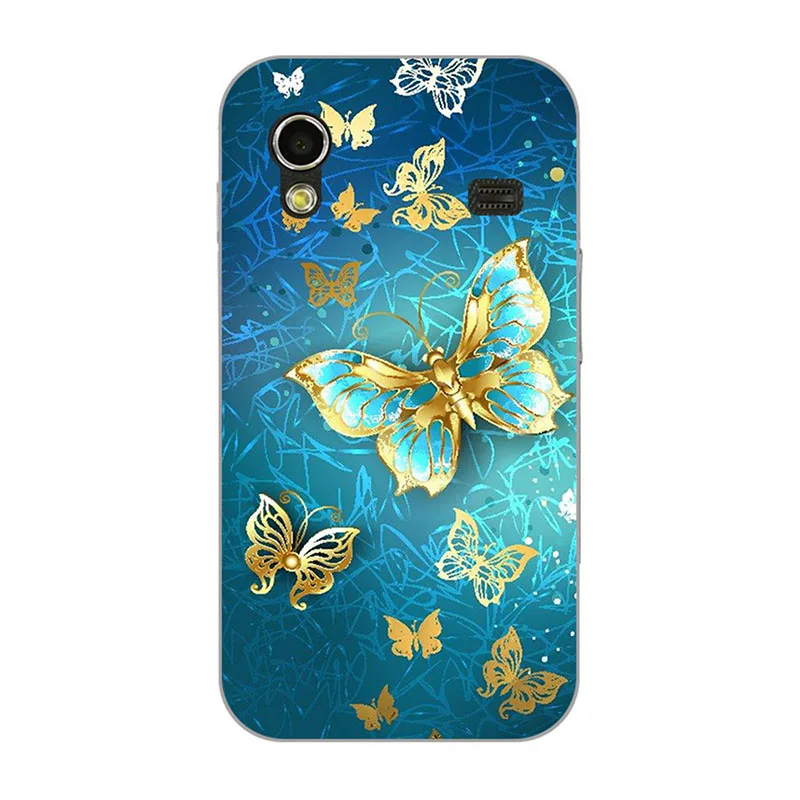 M109 Модные, мягкие, силиконовые чехлы для samsung Galaxy Ace S5830i GT S5830 GT-S5830i чехол с принтом задняя крышка мультяшная Роза узорная оболочка - Цвет: M109