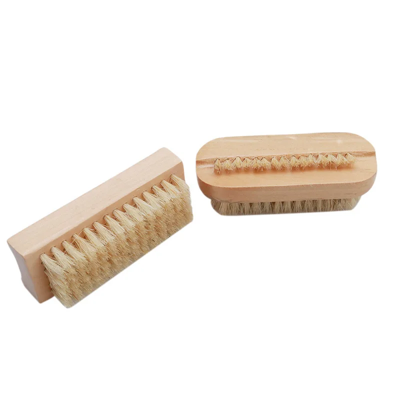 

Two-sided Hand and Nail Brush With Bristles Manicure Pedicure Scrubbing Nail Bath Brush Fingernail Hand Foot Brush EJ976394
