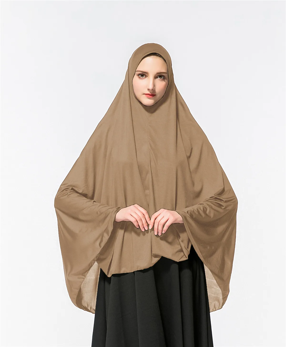 Мусульманских женщин молитва длинный шарф хиджаб джилбаба Исламская большой