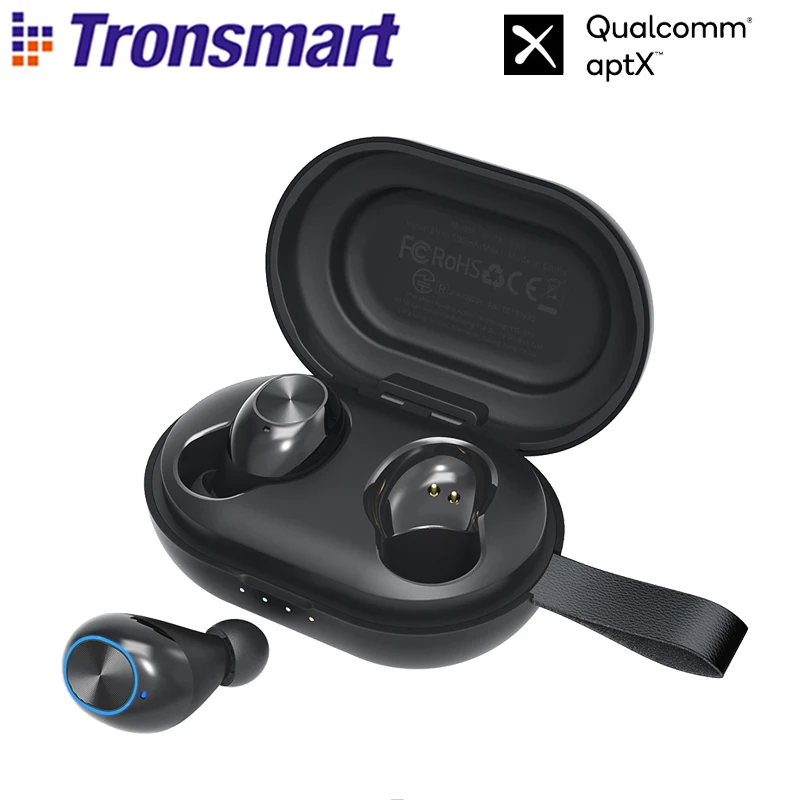 Беспроводные наушники Tronsmart Spunky Beat TWS Bluetooth с QualcommChip IPX5 CVC 8 0 сенсорным управлением