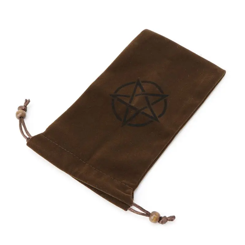 Бархат с рисунком пентаграммы Таро сумка для хранения Настольная игра карты