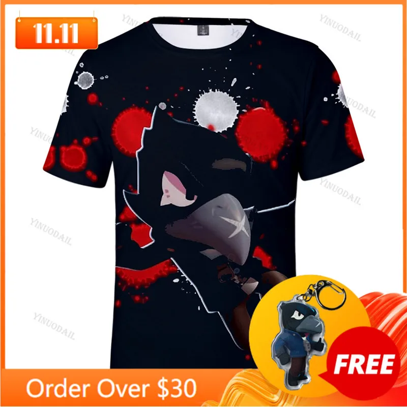 

s POCO Shelly 8 To 19 Years Kids T-shirt Shooter Game 3D Teen Tshirt Boys Girls MAX Nita Cartoon Tops Teen Clothes