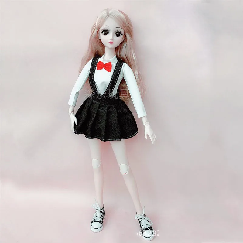 

BJD Dolls Clothes 60cm doll Dresses Bjd High-end Skirt Dress Up Doll Suit Girl Princess Wedding Dress Girl BJD dress Up Suit