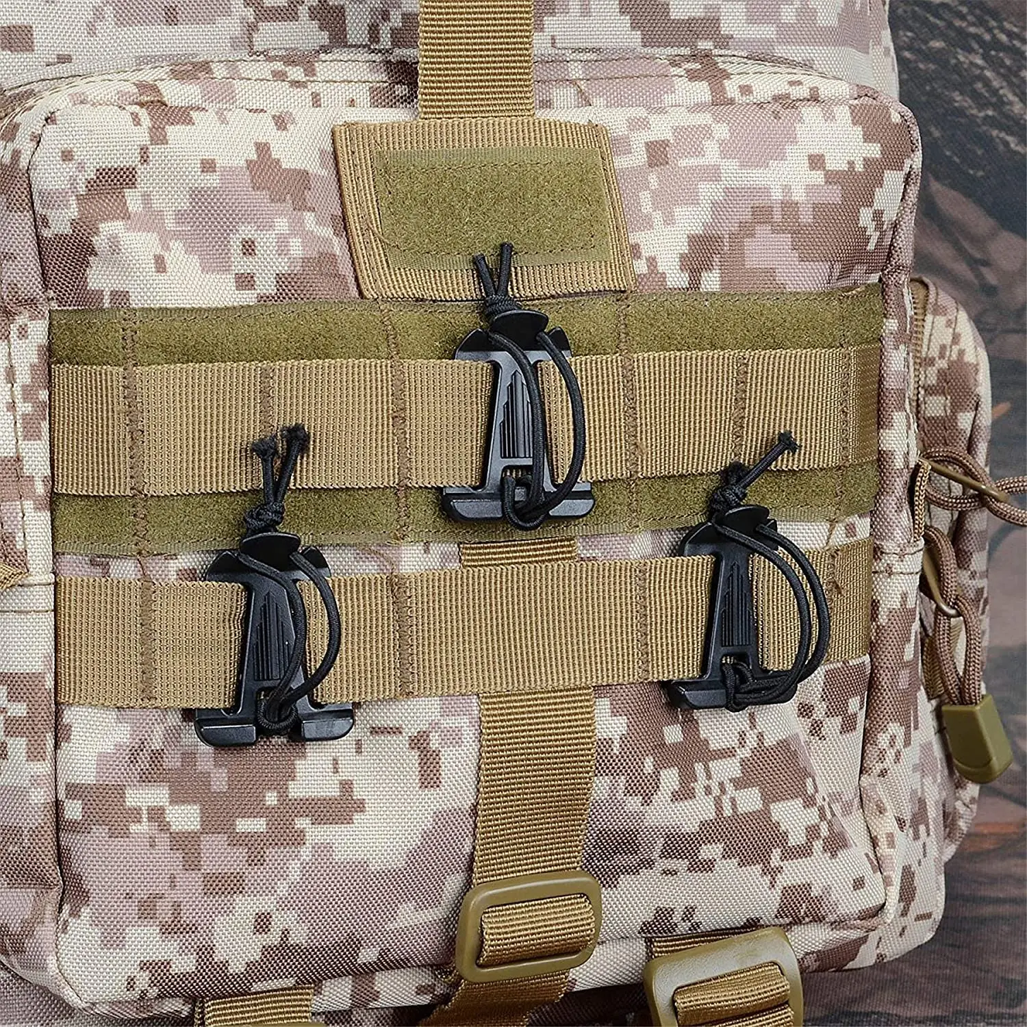 10 шт. веб MOLLE на открытом воздухе Выживание рюкзак аксессуары Dominators с вставку