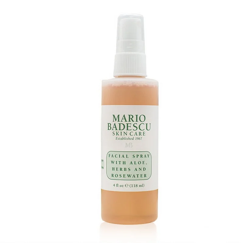 Спрей для лица с алоэ и розовой водой Mario Badescu увлажняющий косметический Тонер