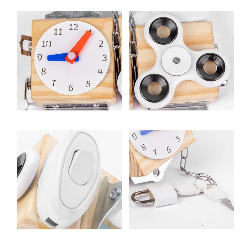 Деревянный Детский развивающий куб обучающая игрушка для детей тренировочная