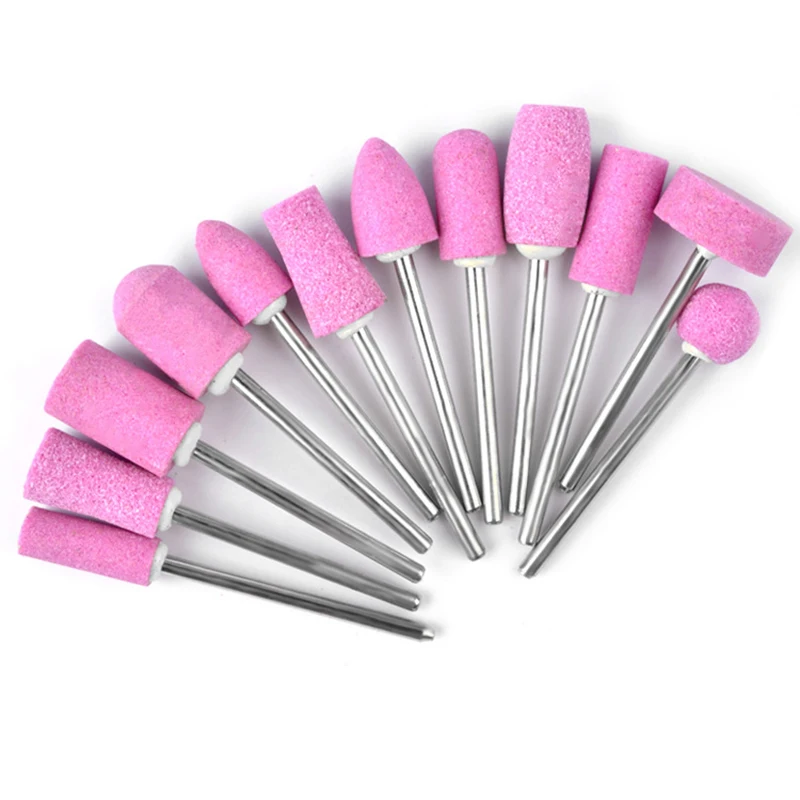 1 Набор 12 шт. мельница сверла для ногтей электрическая маникюрная машина пилка