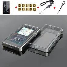 Soft Clear Crystal TPU Skin Case Cover for Iriver Astell&Kern SP2000 With Front Screen Protector Tempered Glass