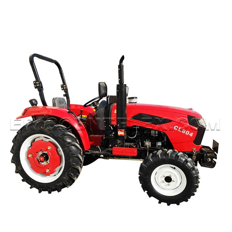 60HP 4WD Mini Small Four Wheel Farm Crawler Tractor Orchard Paddy Lawn Big Garden Walking Diesel China Agricultural Machinery Tr