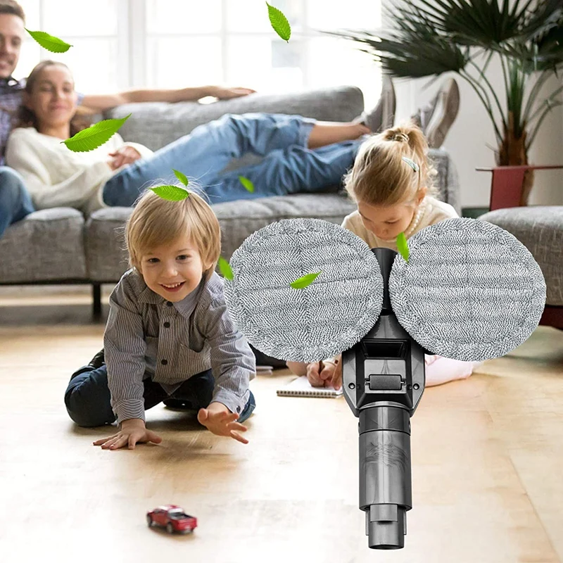 

Electric Mop Head Attachment Replacement for Dyson Cordless Stick V7 V8 V10 V11 Vacuum Cleaner, with Adapter Converter