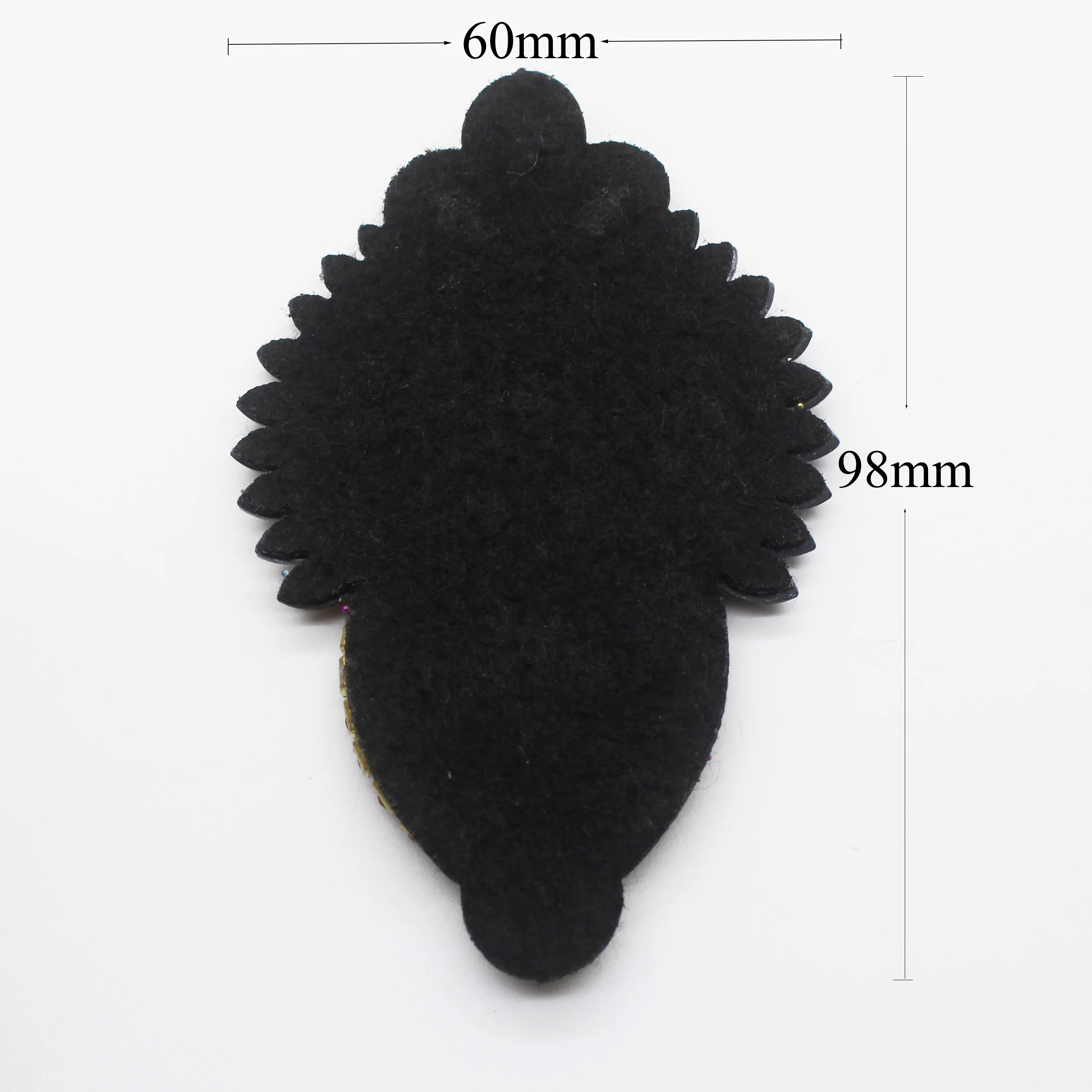 2 шт. 98x60мм модные черные стразы акриловая аппликация сделай сам украшение патчи