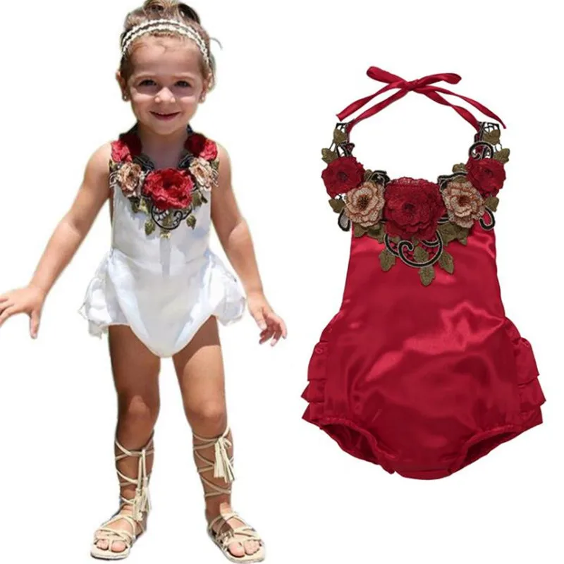 Боди для маленьких девочек боди без рукавов с цветочным рисунком одежда малышей