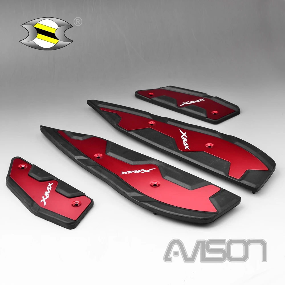 Подножки для XMAX300 подножки XMAX 125 250 300 нескользящие из алюминиевого сплава 2017-2021