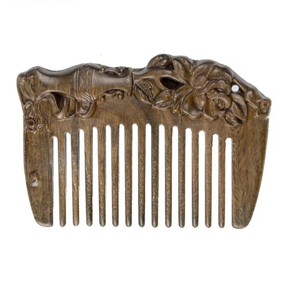 Зеленая расческа Wingceltis с рельефным деревянным покрытием подарки на день учителя