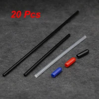 20pcs fpv 2 4g receiver antenna protection tube 1 5mm inside diameter 90mm150mm length parts for racing quadcopter drone