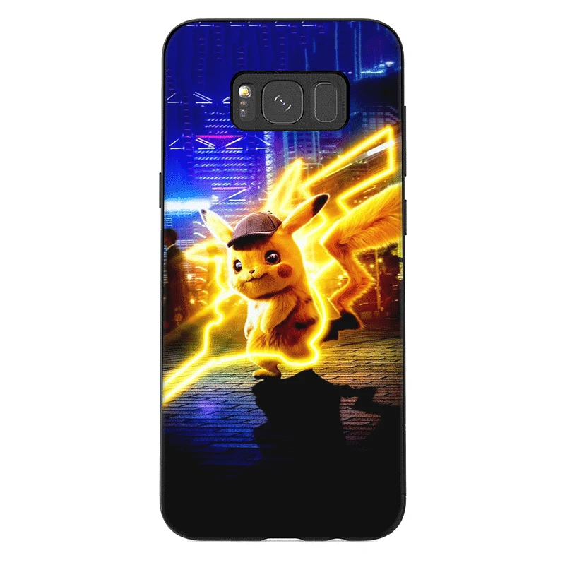 Чехол для телефона для samsung J6 A70 A60 A50 A40 A20 A30 A10 A7 A6 A5 A3 A8 A9 крышка Пикачу