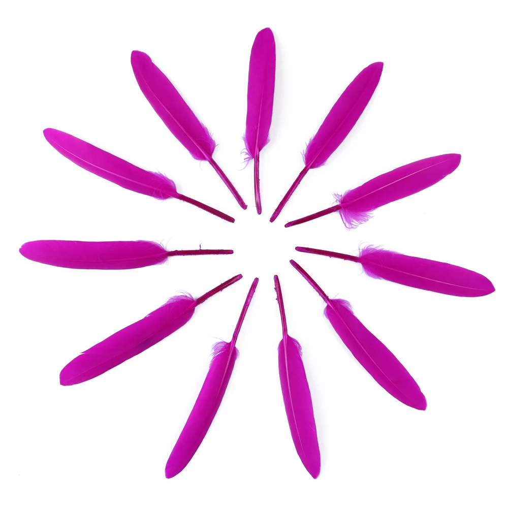 

50Pcs/Batch Natural Goose Feather Crafts, Beautiful Feather Wedding Decoration, Wedding Family Carnival Party Accessories