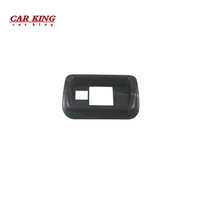 1 pcs abs wood grain car headlamps adjustment switch cover trim lhd styling for toyota highlander 2020 2021 2022 accessories