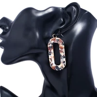 fashion earring for women 2021 new acrylic geometry dangle earrings statement jewelry