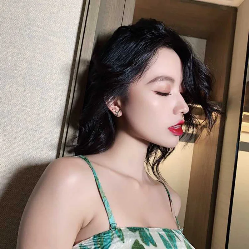 Креативные рождественские украшения стильные олени хрустальные серьги-гвоздики