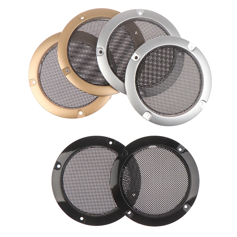 Сетчатый корпус для динамика 2 шт. защитная решетка круглого в пластиковой рамке