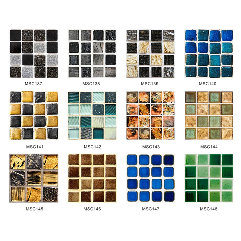 

Three-dimensional Magic Gel Tiles Self Stick Mosaic Tile for Kitchen And Bathroom Backsplash Creative Brick Crystal Wallpaper