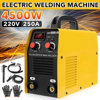zx7 250 250a 4500w igbt inverter arc mini electric welding machine 220v arc mma stick welder for diy welding electric working