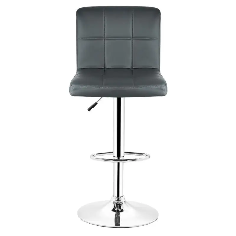 

2Pcs/Set Bar Chairs Leather 360 Swivel Bar Stools Chairs Height Adjustable Pneumatic Pub Chair Home Office Kitchen Chair HWC