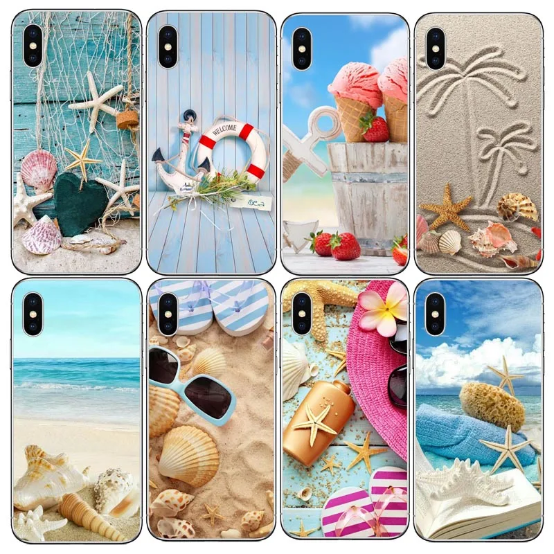 Летний Пляжный Чехол-бикини sunshine coast мягкие силиконовые чехлы из ТПУ для iPhone 5 5S SE 6