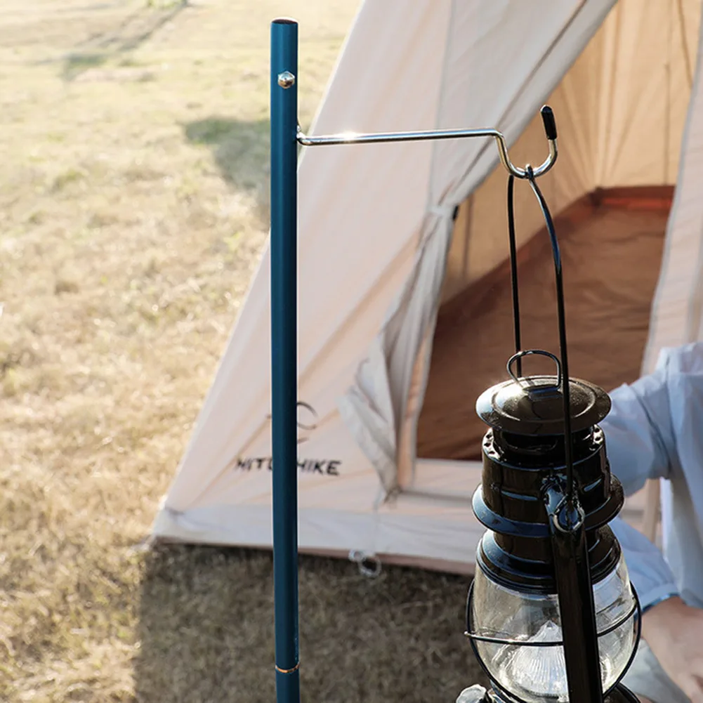 

Camp Barbecue Light Holder Pole Multifunctional Outdoor Camping Folding Lamp Pole Kit Hanging Light Fixing Stand