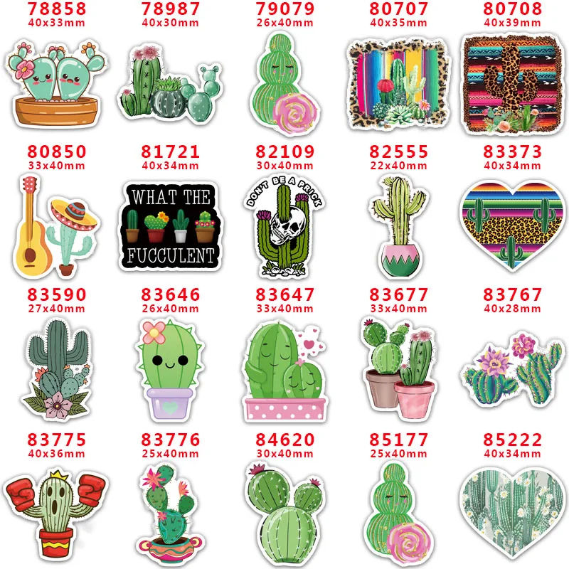 

Принадлежности для рукоделия, Швейные аксессуары, форма из плоских смол с мультяшным КАКТУСОМ и принтом, 10 шт. PR-78858