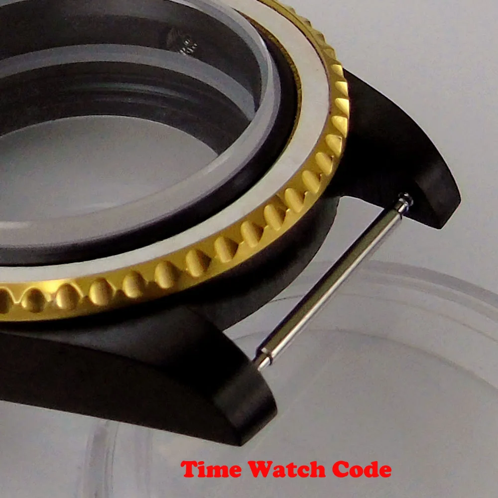 Часы BLIGER черные с автоматическим движением и сапфировым стеклом 40 мм |