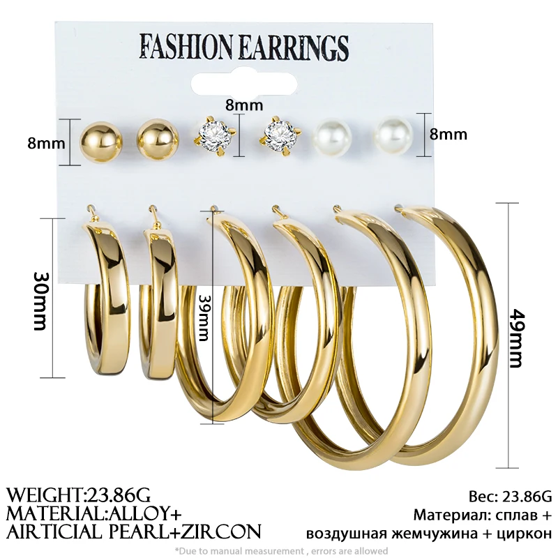 

Vintage Tassel Drop Earrings For Women Geometric Gold 2021 Brincos Fashion JewelryStatement Metel Round Dangle Hanging Earrings