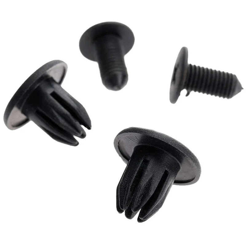 

Interior Rivet Clip Fastener Accessories Bumper Plastic Black Set 10mm