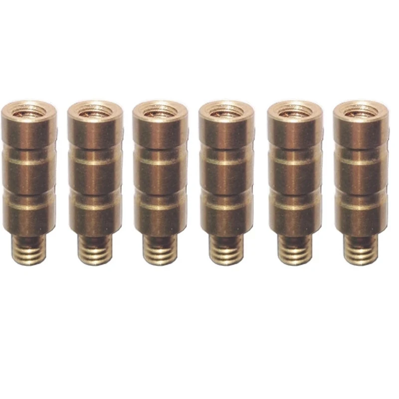 

12pcs Copper Arrow Insert Additional Weight Bob-weight Counterweight Balancer Use Aluminum Arrow Insert To Balance Arrow Weight