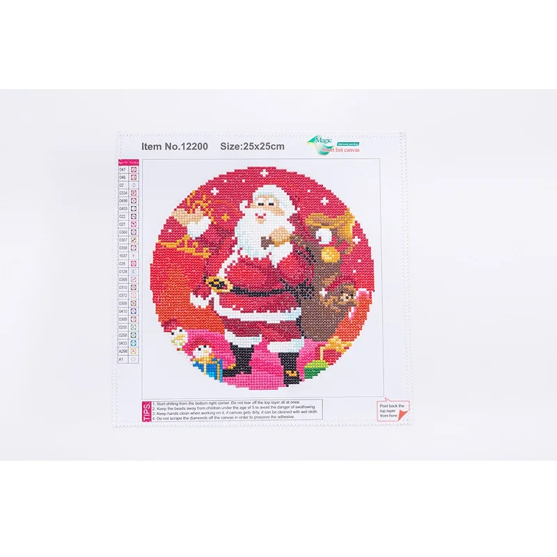 

5D Diy Бриллиантовая украшающая картина для Санта Клаус вышивки крестом Полный Круглый Дрель Стразы мозаика украшение дома