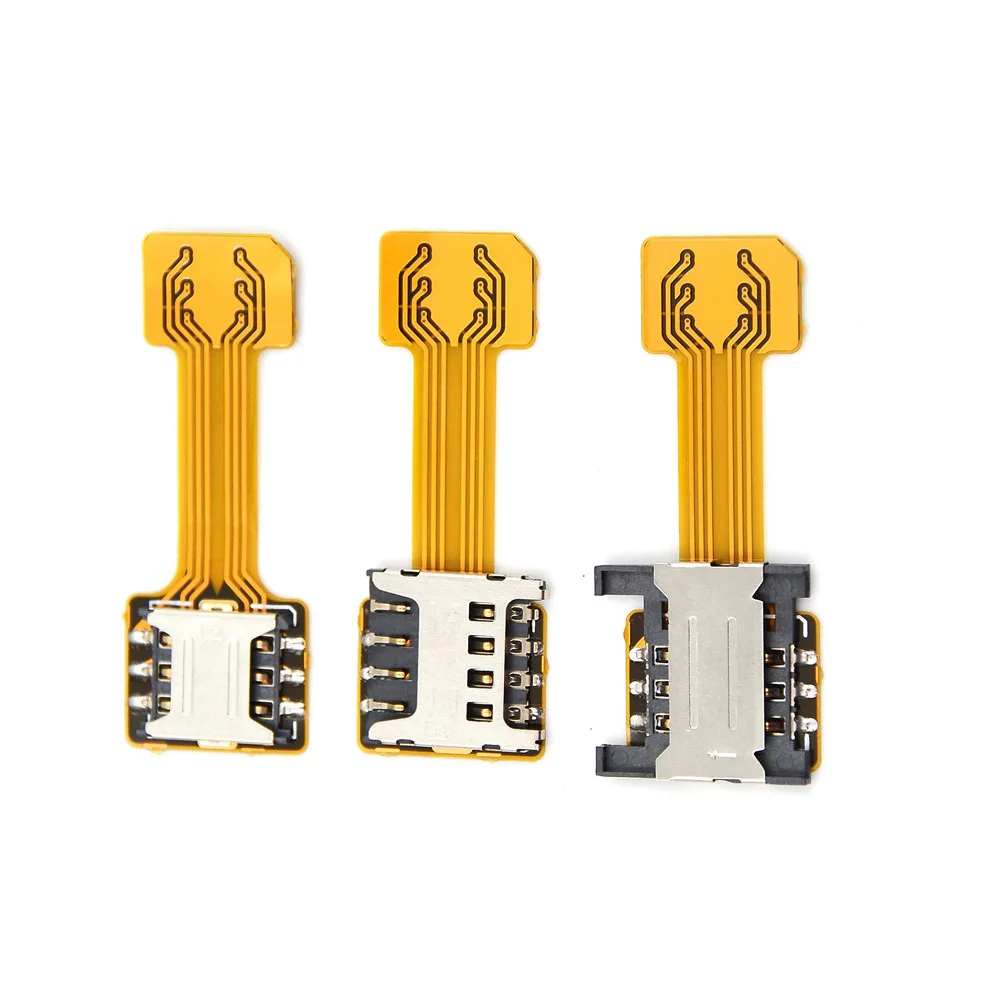 Высококачественный гибридный двойной адаптер для двух Sim-карт Micro SD Nano Sim