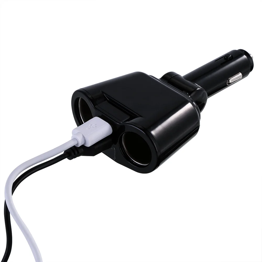 Автомобильный прикуриватель USB разветвитель Разъем конвертер для телефона MP3 DVR 5V