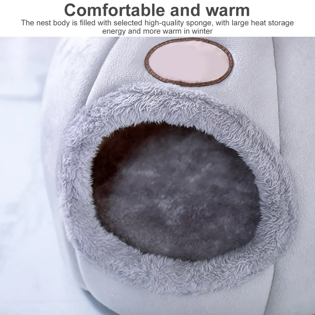 Новый глубокий сон комфорт зимой кошка кровать маленький коврик корзина для