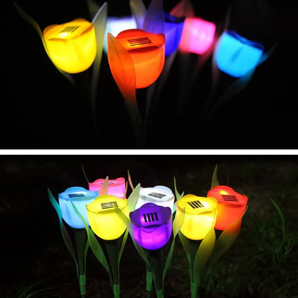 6 шт. светодиодный светильник на солнечной батарее водонепроницаемый солнечный