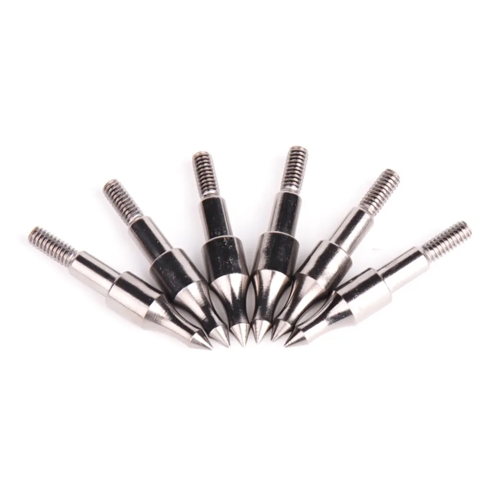 10 шт. стрелы для стрел наконечники 100 зерна + 6 мм Алюминиевая Вставка из лука |