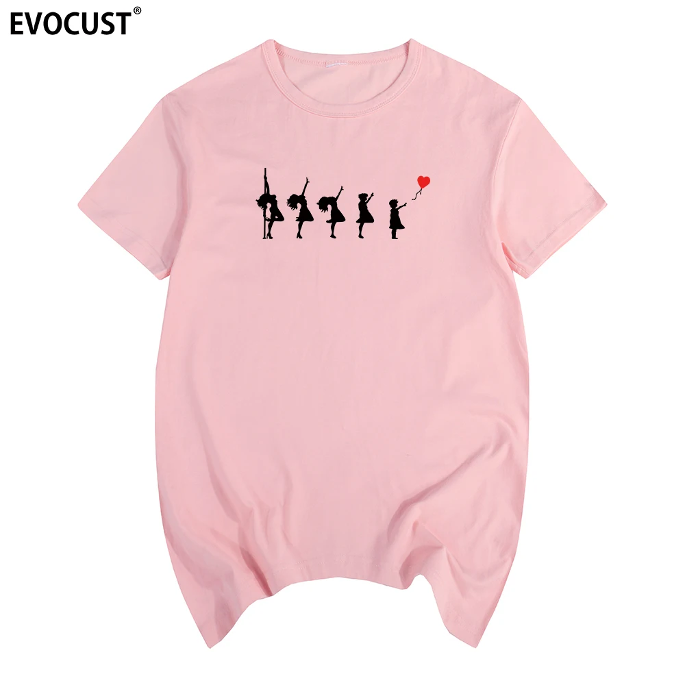 Забавная хлопковая Футболка Бэнкси для девушек панд пистолетов цветов модная