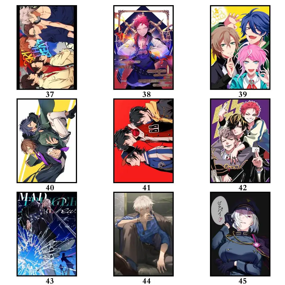 50 Дизайнов гипноза Mic -Division Rap Battle-белая бумага плакат Yamada ichiro художественная