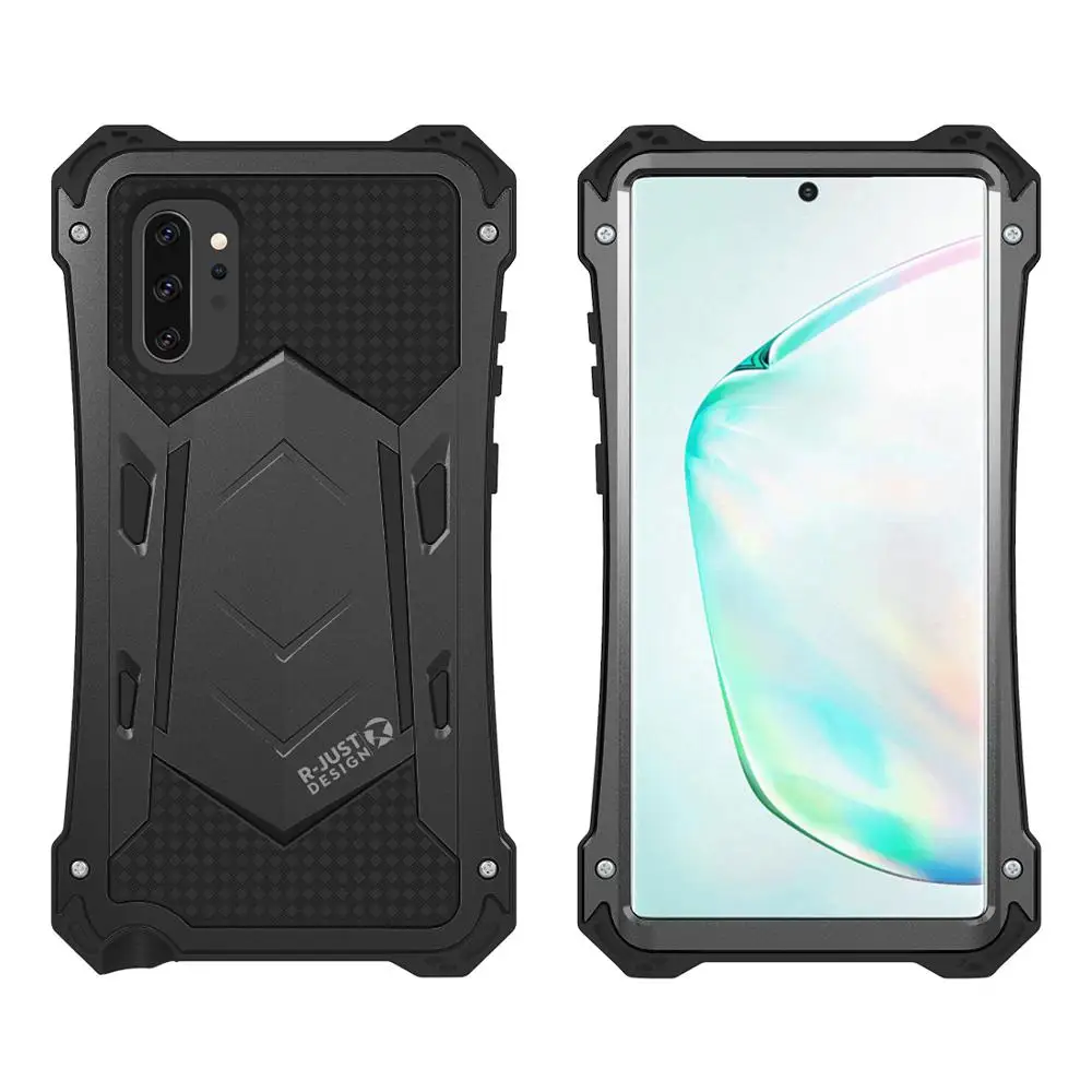 

Армированный металлический чехол из алюминиевого сплава для Galaxy Note 10, гибридный военный защитный чехол для Samsung Galaxy Note 10 Plus