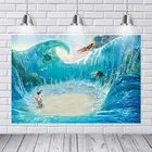 Фон для детской фотосъемки с изображением летнего океана