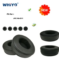 new upgrade replacement ear pads for jvc ha g11 headset parts leather cushion velvet earmuff headset sleeve