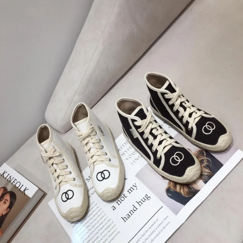 Кеды женские классические высокие кроссовки Вулканизированная подошва