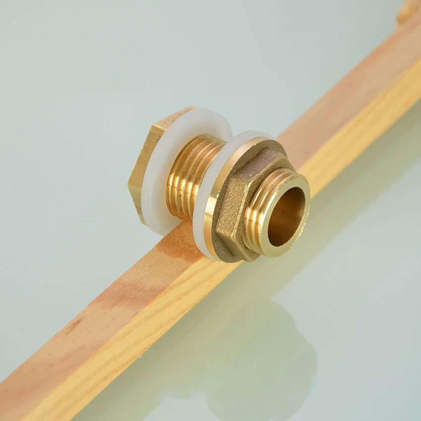 

Bsp 1/2" 3/4" 1" Brass Female/Male Thread Water Tank Connector Water Tower Fitting Joint Pipe Connector Adapter
