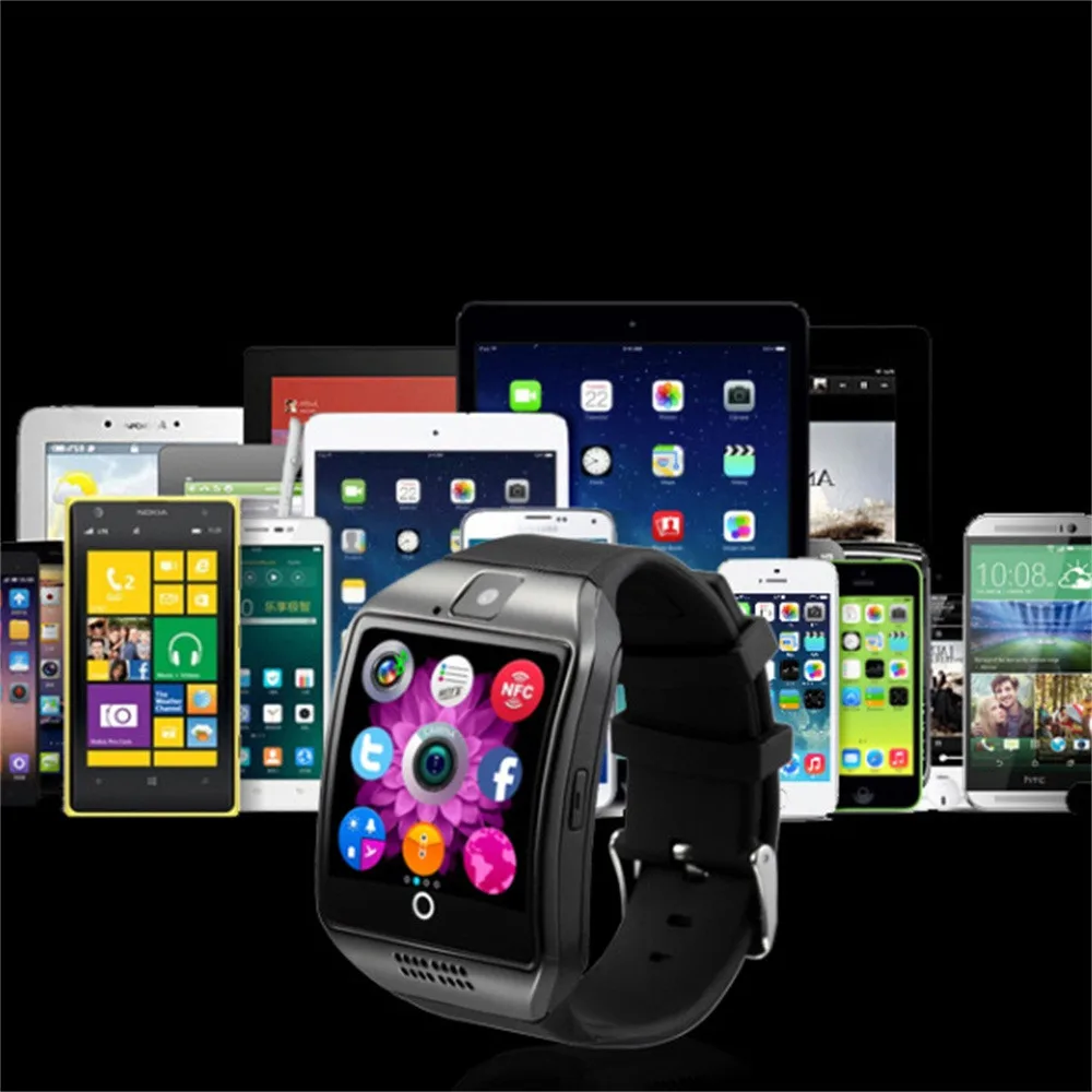 CARPRIE Q18 Bluetooth Смарт-Часы Gsm камера Tf карта телефон наручные Часы для Android с шаговым