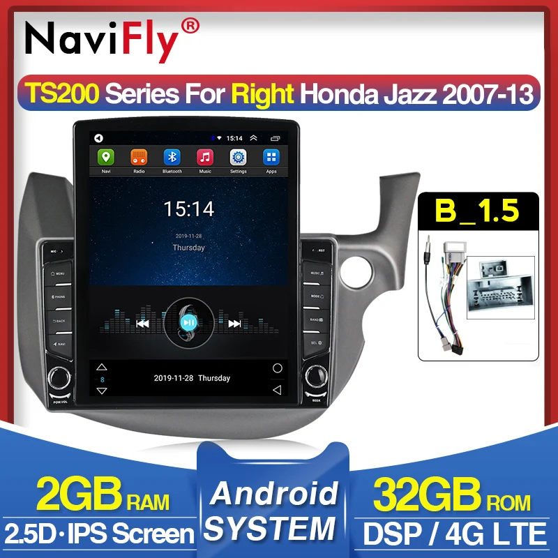 4G LTE IPS DSP 9 7 &quotAndroid 0 автомобильный Автомагнитола для HONDA FIT JAZZ 2007-2013 Автомобильный